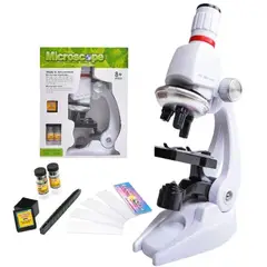 GENERICO - Microscopio Educativo Científico para Niños 1200X  Blanco