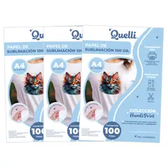 LIDEART - Papel Para Sublimación A4 100gr x300 Hojas - HandiPrint