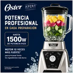 OSTER - Licuadora Oster Xpert Series BLST3B-CAG 1500W Reversible Control de Textura + Vasos Blend N Go