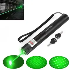 OEM - Puntero Laser Verde Profesional 303 Alta Potencia Recargable Con Llave