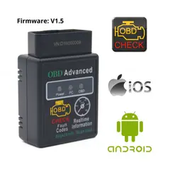 OEM - Escáner Automotriz OBD2 V02H4 Bluetooth 5.0 Lector de Fallas Check Engine - iOS/Android / ...