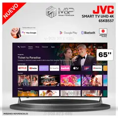 OEM - Televisor UHD 65 " LED  4K JVC Android TV LT-65KB557 - Modelo Nuevo