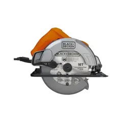 Black+Decker - Sierra circular eléctrica Black+Decker CS1004 184mm 1400W naranja 50Hz