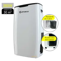 Imaco - DESHUMIDECEDOR DIGITAL IMACO DHE15 3L  BLANCO
