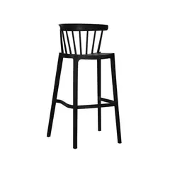 GENERICO - Silla bar Negro Woody 65 cm alt