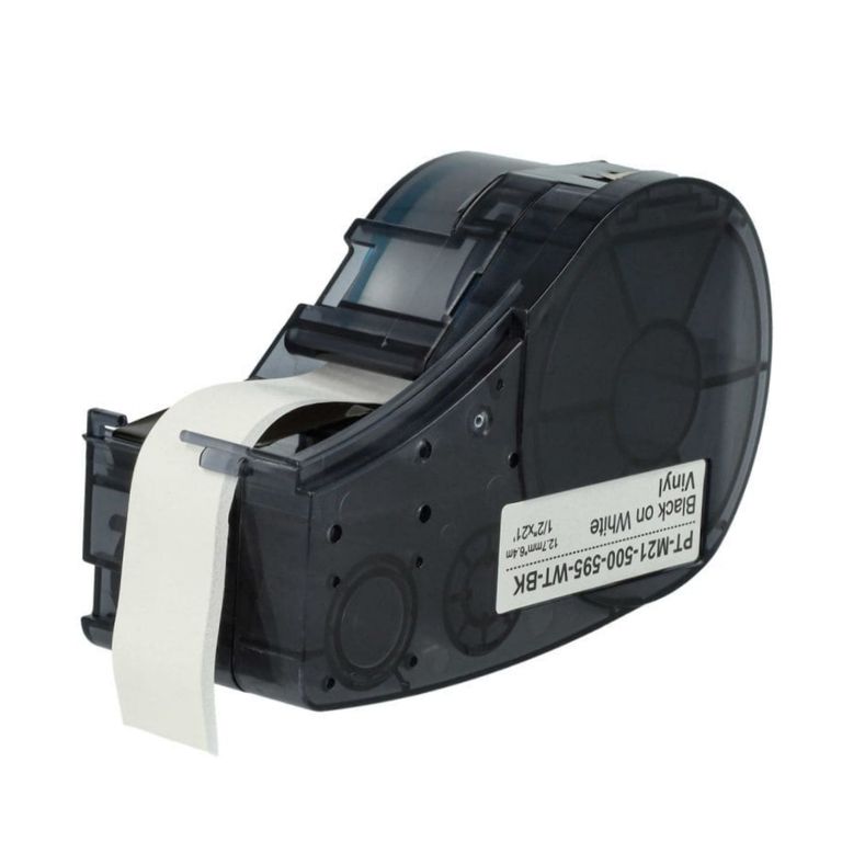 Cinta Brady PT-M21-500-595-wt-BK Negro sobre blanco compatible M210