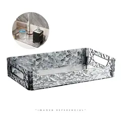 GENERICO - ORGANIZADOR DE ACRÍLICO ADHESIVO PARA PARED DE BAÑO