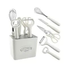 INSPIRA - Set X6 Utensilios + Cuchillo + Soporte