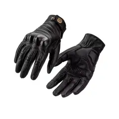 MOTOWOLF - GUANTES DE CUERO MOTO MOTOWOLF GM1 TALLA M