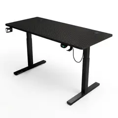 NACIONAL - OXIN Y100 Escritorio Gamer Altura Regulable Negro