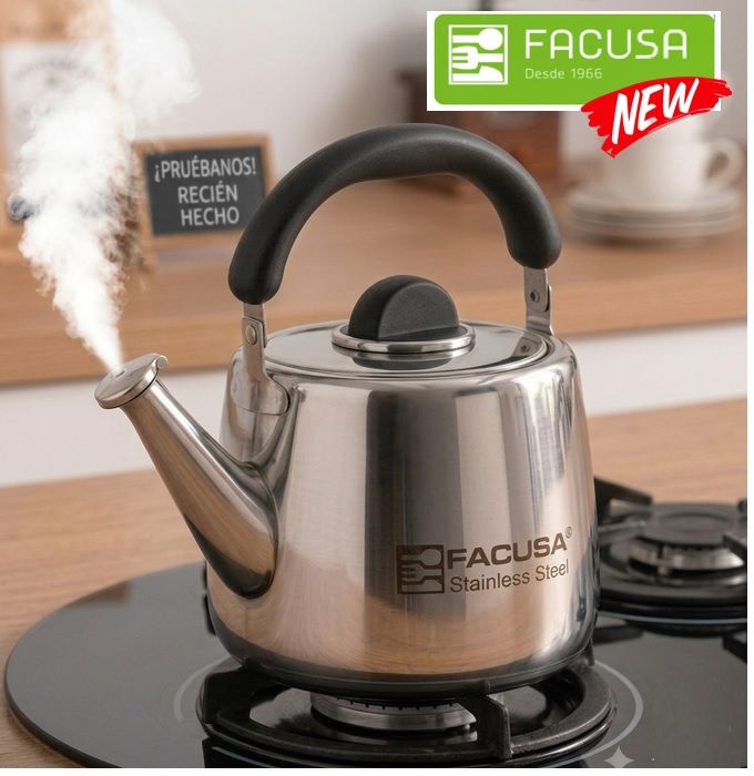 FACUSA TETERA LUGO 3 LITROS - GARANTIA ACERO INOXIDABLE
