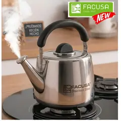 FACUSA - FACUSA TETERA LUGO 3 LITROS - GARANTIA ACERO INOXIDABLE