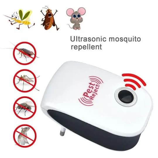 3 Repelente Ultrasonico Mosquitos Sancudos Ratas Cucarachas Pack x 3
