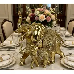 CONCEPT - Adorno Elefante Prosperidad Decor 34x18.5x27.9 cm