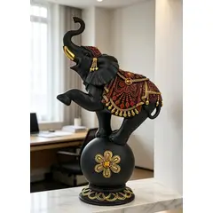 CONCEPT - Adorno Elefante Oscuro Decor 19x10.7x32.8 cm