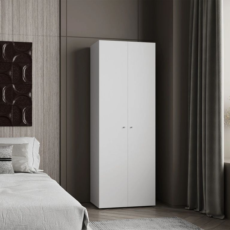 Ropero 2 Puertas Tuhome Blanco 170,0x60,0x40,2 Cm