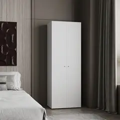 TUHOME - Ropero 2 Puertas Tuhome Blanco 170,0x60,0x40,2 Cm