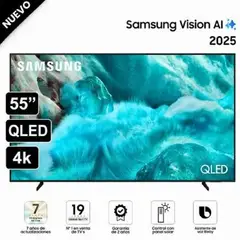 SAMSUNG - Televisor Samsung 55 QLED Smart UHD 4K Vision Ai QN55Q7FAAG