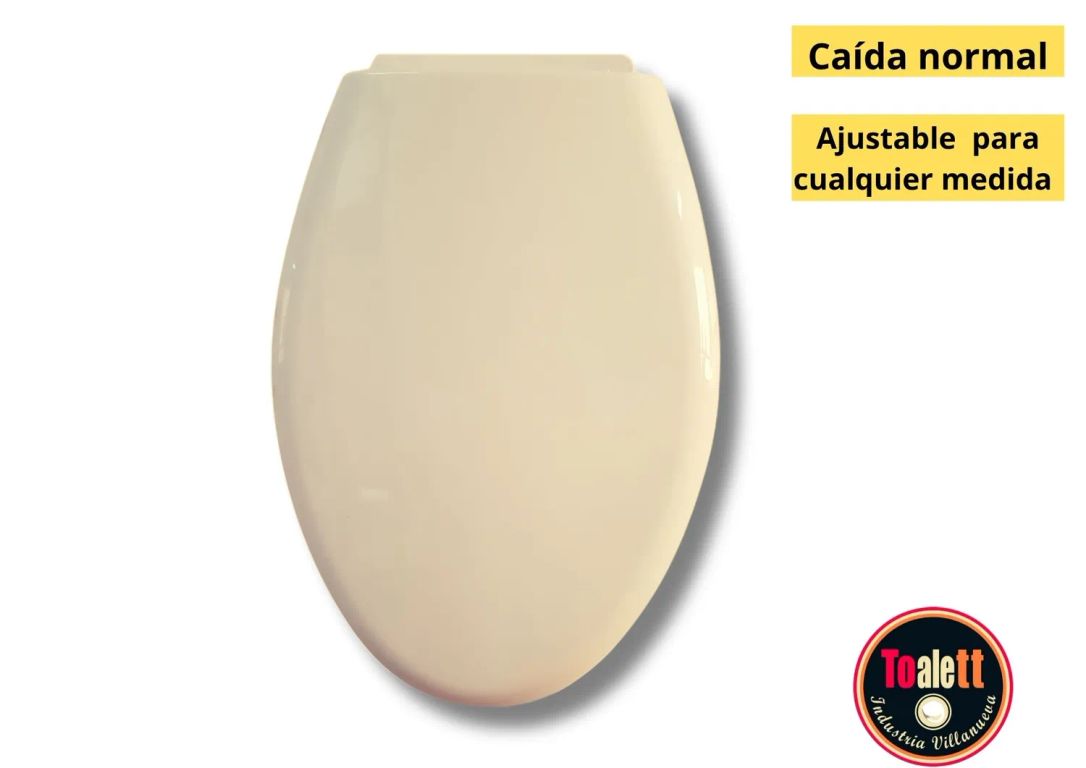 Asiento Tapa Inodoro Elongado Boné Caída normal