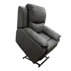 GENERICO - Sillon Berger Reclinable Con Elevador Electrico y Masajeador - Marron