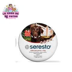 SERESTO - Collar Seresto Antipulgas para perros 8 kg a más