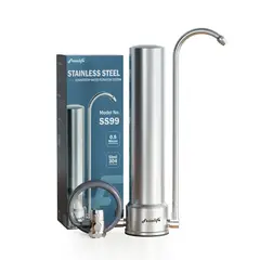 FRIZZLIFE - Frizzlife SS99 – Filtro de Agua para Encimera | Elimina 99.99% de Contaminantes