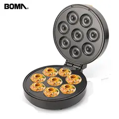 BOMA - Maquina Waflera Eléctrica para Hacer Donuts -DONAS- Black