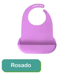 GENERICO - BABERO ADULTO- PROTECTOR DE ROPA DE SILICONA MEDIANO