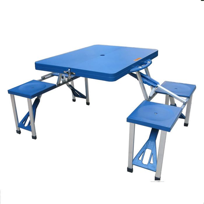 Mesa De Camping Ubuy Plegable Con 4 Asientos Trasportable