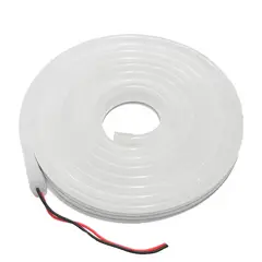 GENERICO - Cinta Led Neon 5MTS 12v Flexible Largo Blanco