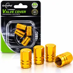 OEM - Tapas De Pitón Cilíndrico Hexagonal Dorado 4Pcs