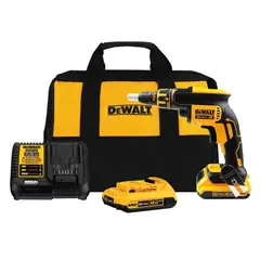 DEWALT - Atornillador para Drywall 1/4" Hex 20V XR Inc 2 Bat y Carg Dewalt DCF620D2-B2