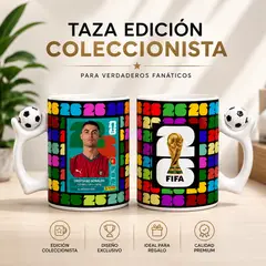 GENERICO - TAZA DE CRISTIANO RONALDO  - COPA MUNDIAL 2026 - EL BICHO (11Oz)
