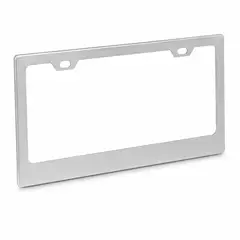 JET - Marco De Placa Universal De Aluminio Color Silver