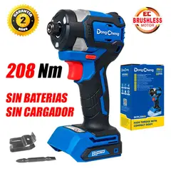 DONGCHENG - Cabezal Atornillador de Impacto ¼'' Dongcheng DCPL208Z 20V 208Nm Brushless Sin Baterías