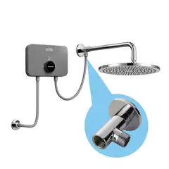 D DECOR MI CASA - Soporte adaptador para incorporar ducha compatible para grifería y Rapiducha