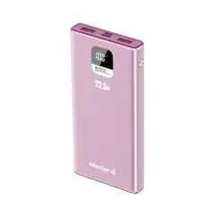 MASTER G - Power Bank Master-G 10000mAh Batería Portátil Carga Rápida 22.5W Rosado UCP10PPD
