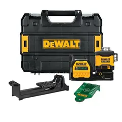 DEWALT - Nivel láser Dewalt 20v 3 líneas 360° luz verde DCLE34030GB
