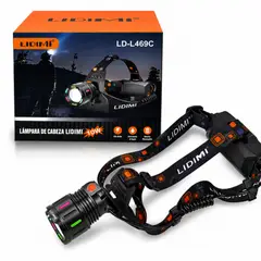 LIDIMI - Linterna Led Frontal De Cabeza Recargable Lidimi Ld-l469c