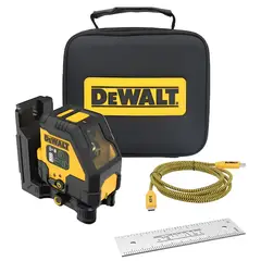 DEWALT - Nivel láser dewalt verde recargable usb-c líneas cruzadas-dcle14201gb