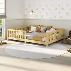 MOVENDA - Cama Montessori de Madera Munay 2 Plazas Movenda