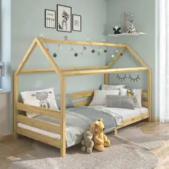 MOVENDA - Cama Montessori de Madera Suti Plaza y Media Movenda