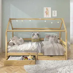 MOVENDA - Cama Montessori Sami Plaza y Media con Cajones Movenda