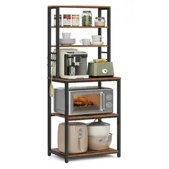 EVERSO - Estante organizador Multiusos Metálico 6 Niveles, Almacenamiento Cocina Despensa Hogar