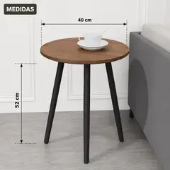 GENERICO - MESA AUXILIAR MULTIUSO COLOR MARRÓN