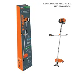 Truper - Podadora Desmalezadora a Gasolina 52 cc Mango Tipo Bicicleta 18” de Corte para Jardín