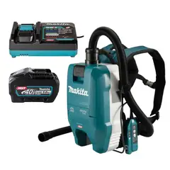 MAKITA - Aspiradora de Mochila 40V XGT 18KPA + bateria 5ah Makita