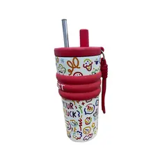 GENERICO - Vaso Térmico Portátil de Acero Inoxidable 550 ml