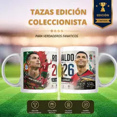 GENERICO - TAZA DE CRISTIANO RONALDO  - COPA MUNDIAL 2026 - EL BICHO (11Oz)