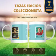 GENERICO - TAZA DE CRISTIANO RONALDO  - COPA MUNDIAL 2026 - EL BICHO (11Oz)